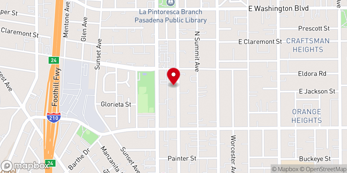 Map showing location of Lifeline International Christian Fellowship (Pasadena)
