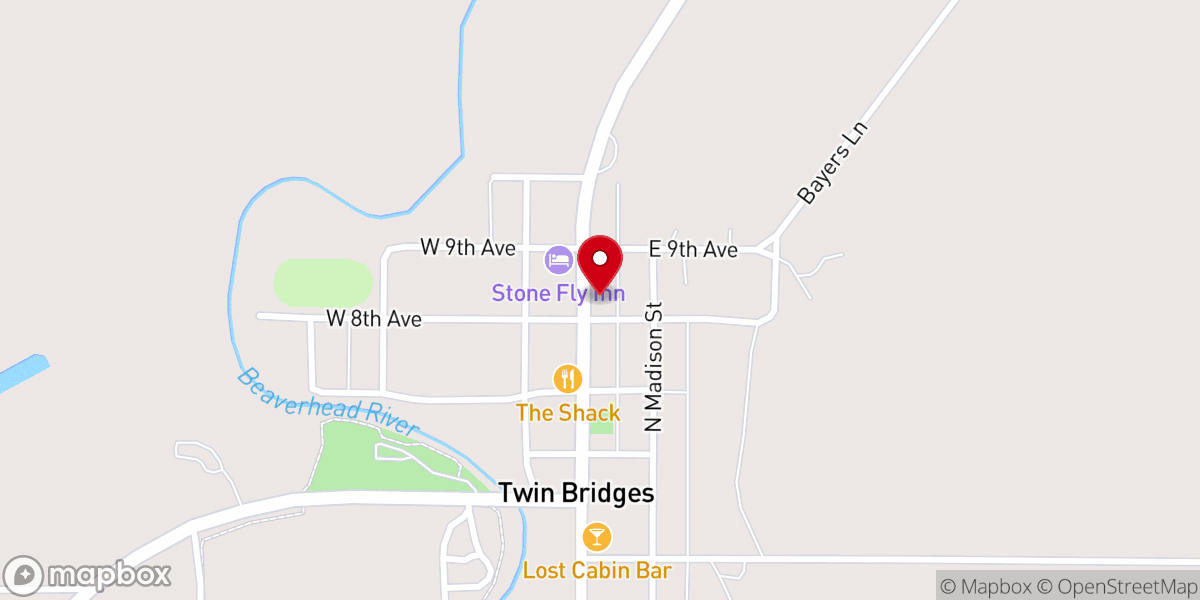 Map showing location of Notre Dame Catholic Church