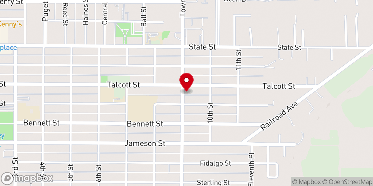 Map showing location of Sedro-Woolley Community Church