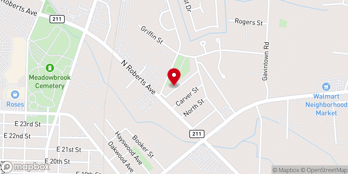 Map showing location of Power House of Deliverance