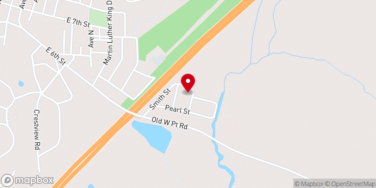 Map showing location of TLC Outreach Ministries