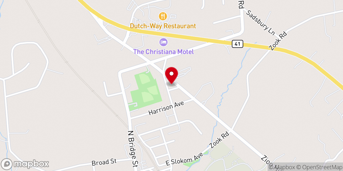 Map showing location of New Beginnings Church of the Cross
