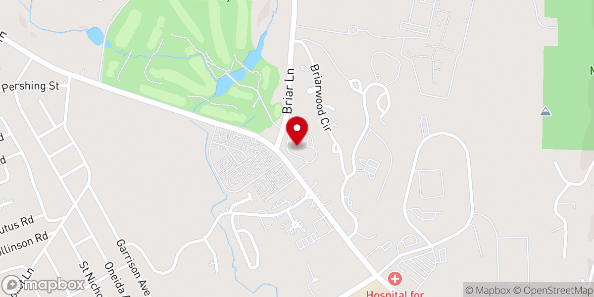 Map showing location of Salem Covenant Church