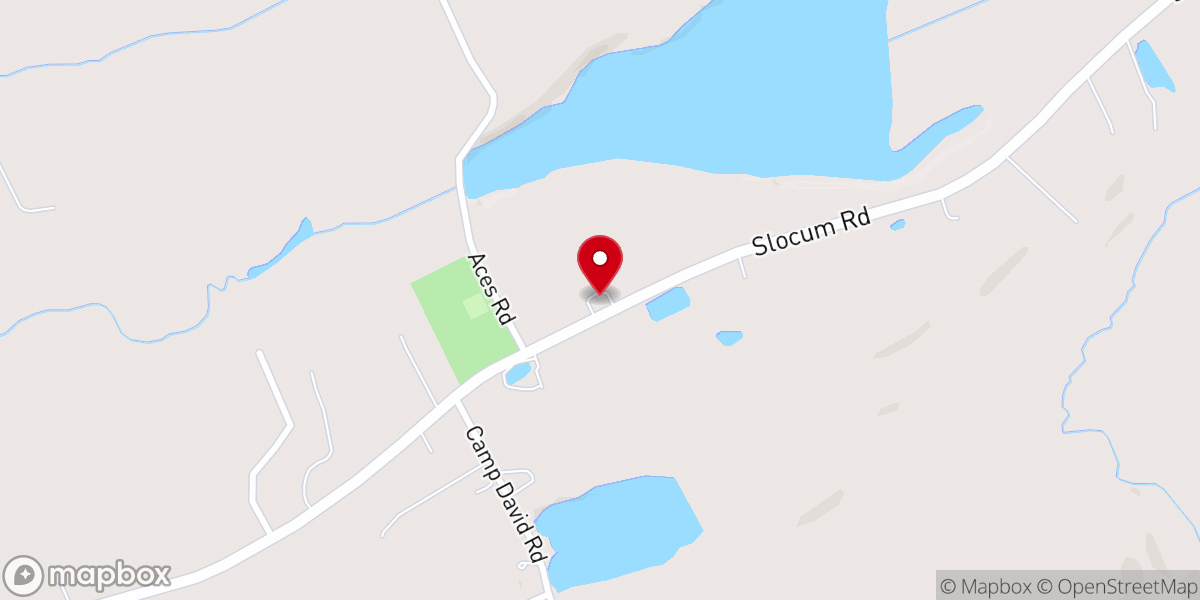Map showing location of Faith United Methodist Church