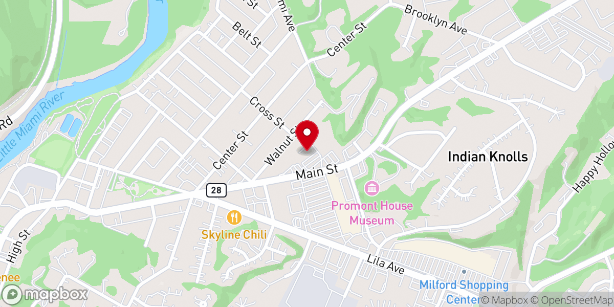 Map showing location of St. Vincent de Paul Thrift Store and Donation Center