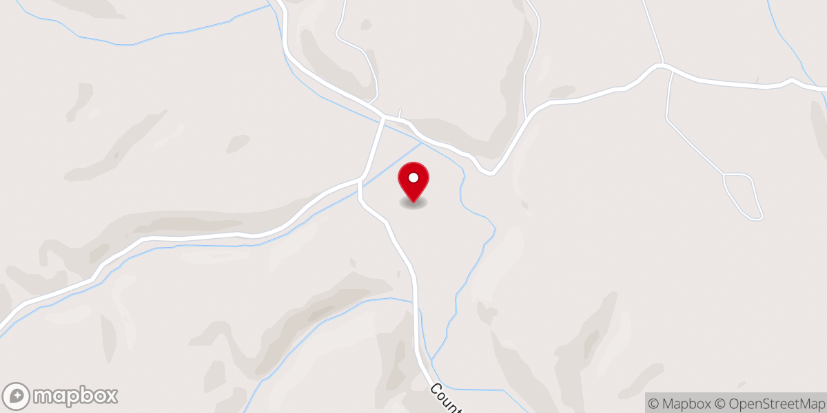 Map showing location of Mount Pleasant Church