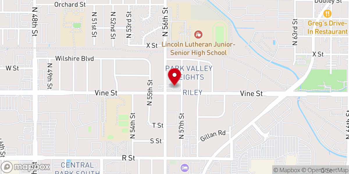 Map showing location of Church Of Christ Lincoln