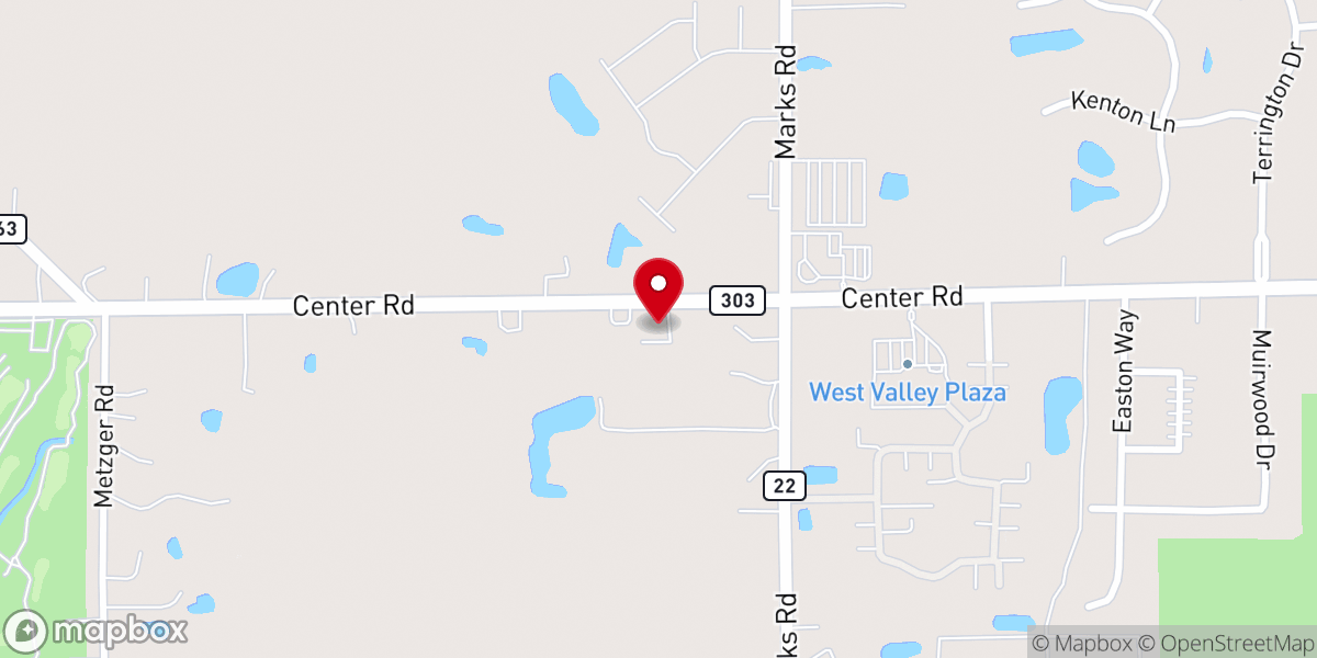 Map showing location of Brunswick Church of God