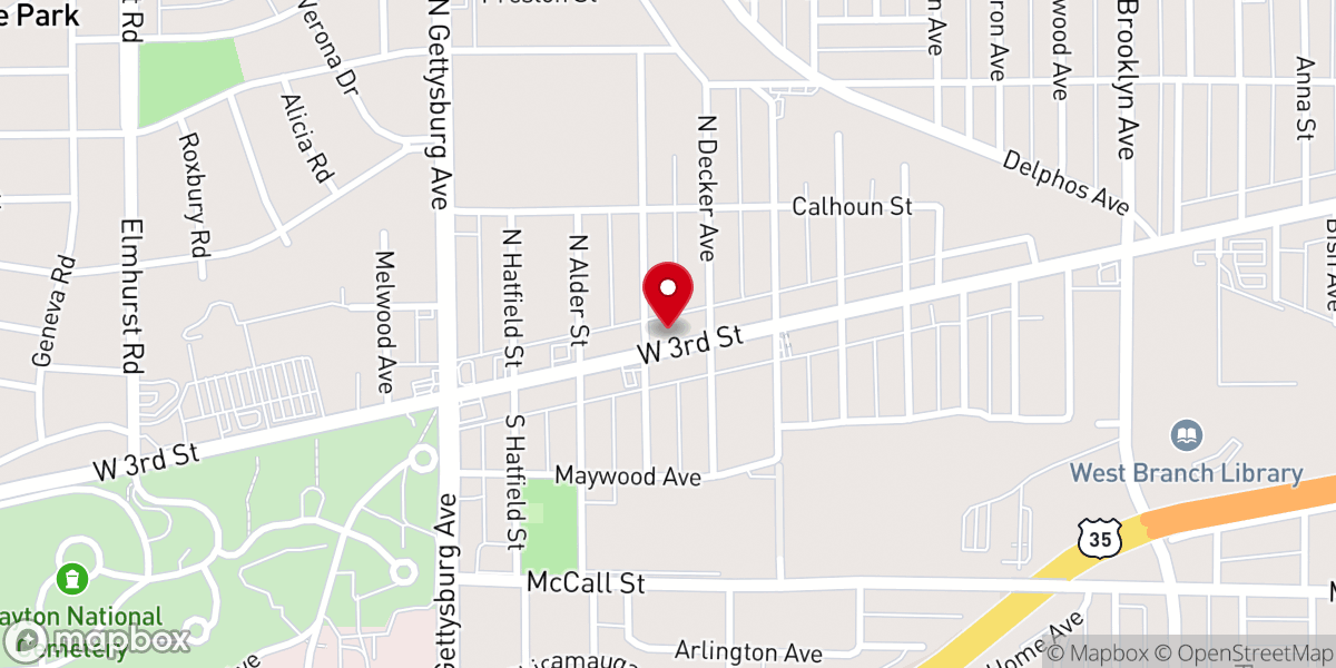 Map showing location of Gods Holy Mission