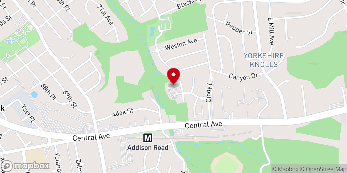 Map showing location of Shining Star Missionary Baptist Church