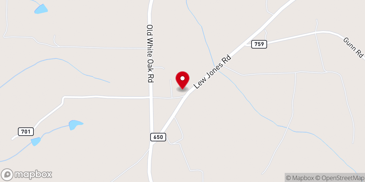 Map showing location of Good Shepherd Church