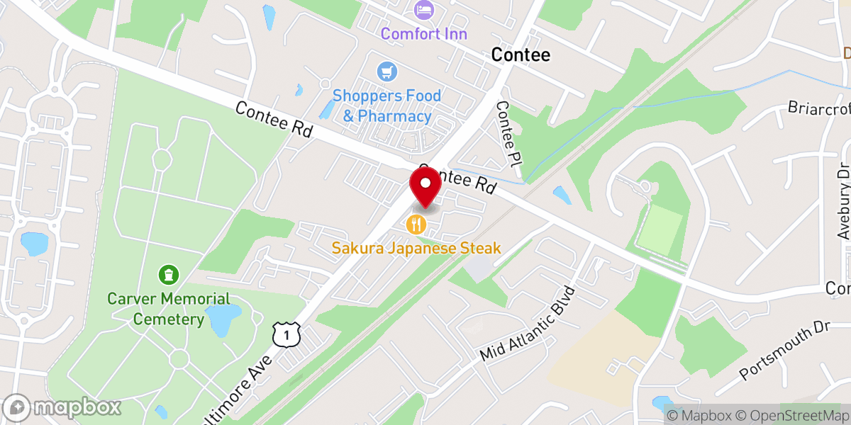 Map showing location of Touch of Love Bible Church