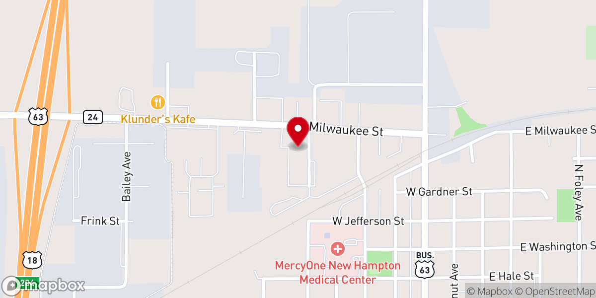 Map showing location of Crystal Ball Roller Sk8ing rink