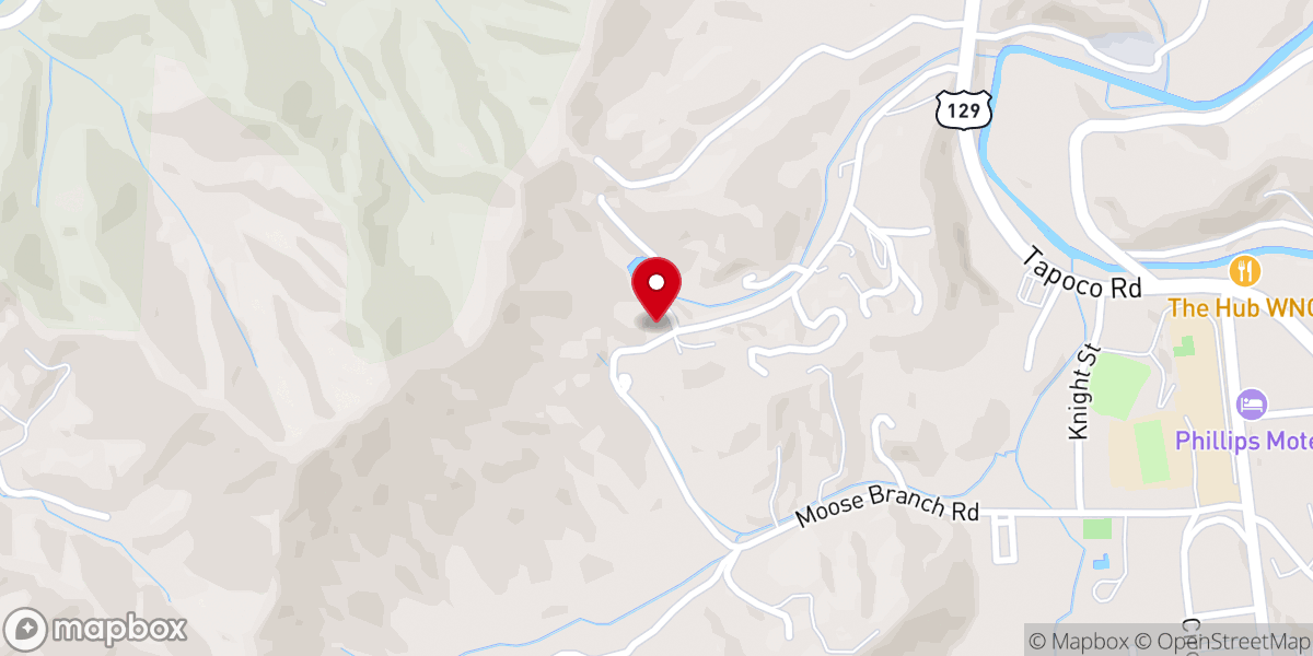 Map showing location of Victory Baptist