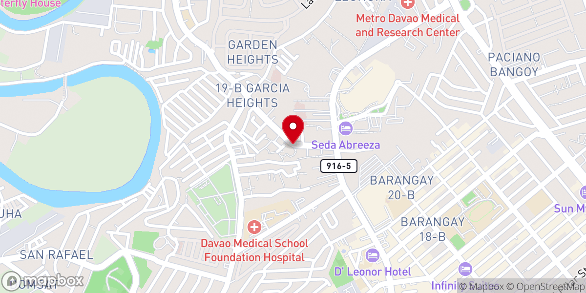 Map showing location of Bajada Bible Baptist Church