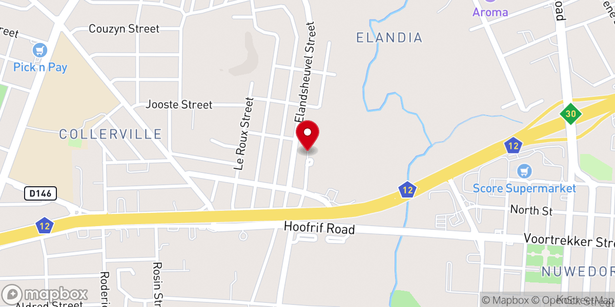 Map showing location of Rabbuni Centre