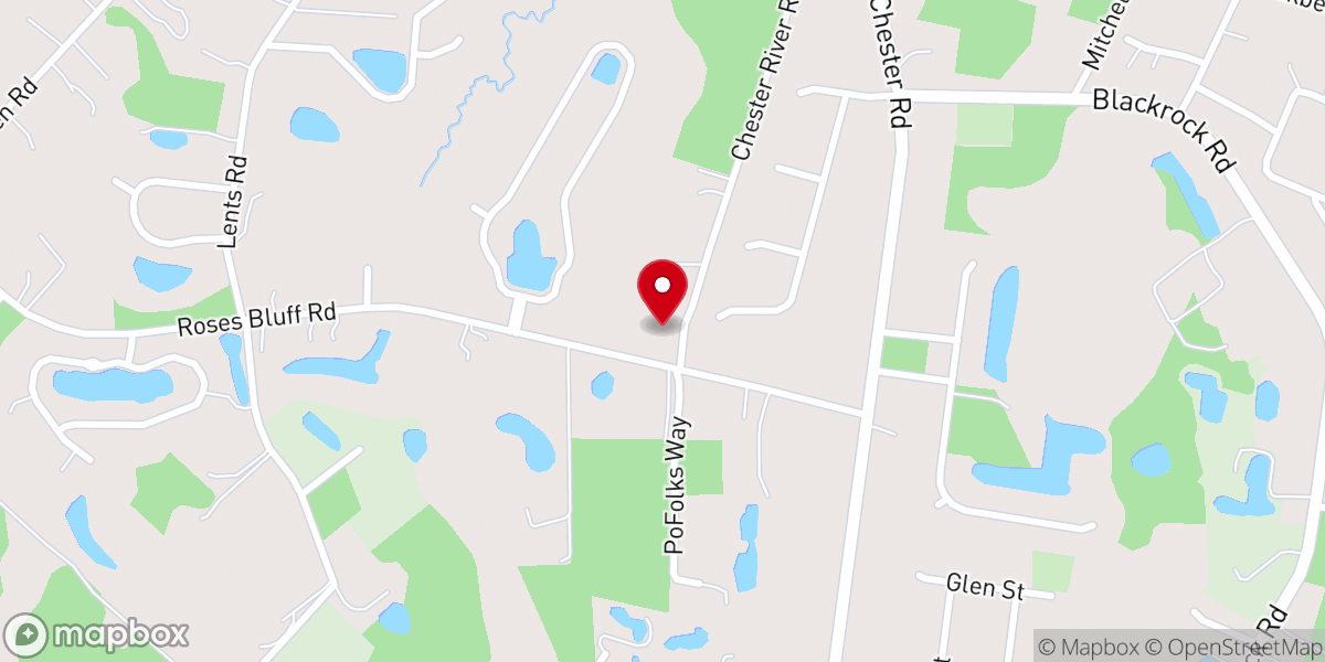 Map showing location of Mount Zion Church