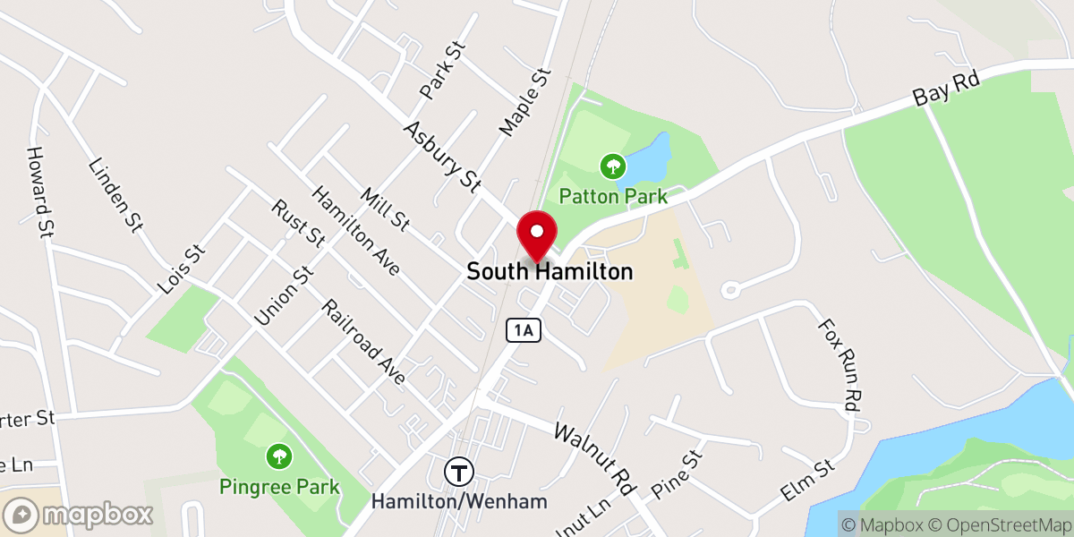 Map showing location of Hope Chapel