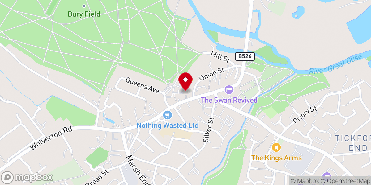 Map showing location of The Methodist Church
