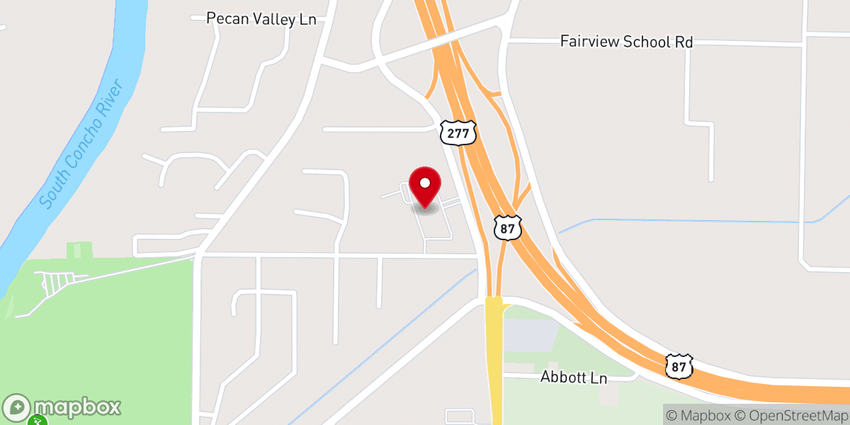 Map showing location of Southgate Church of Christ