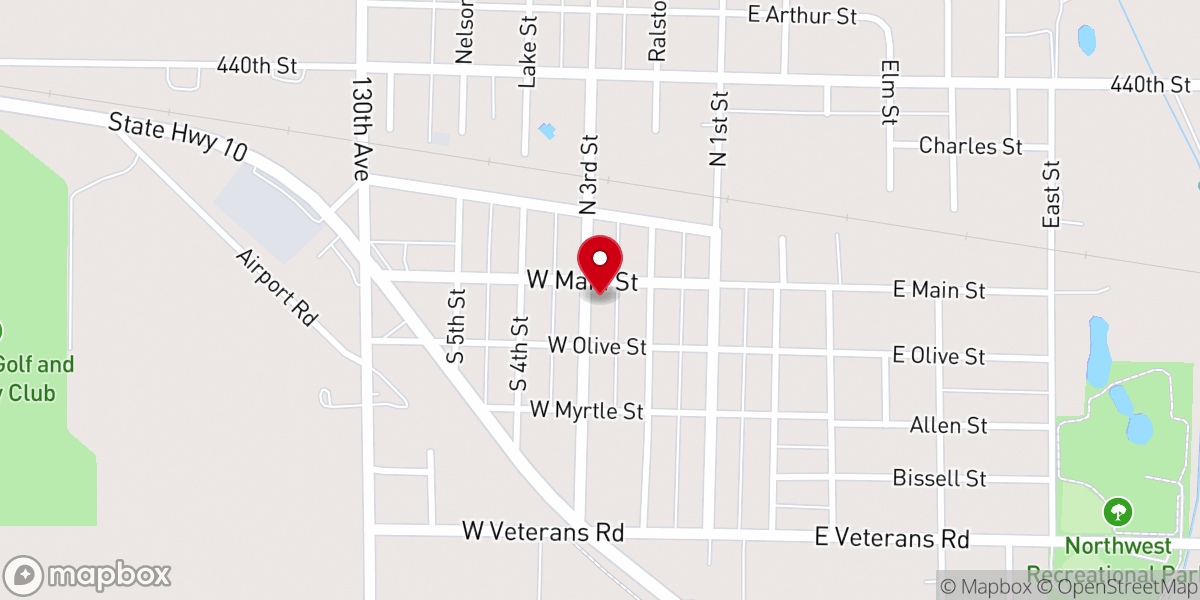 Map showing location of Body of Christ