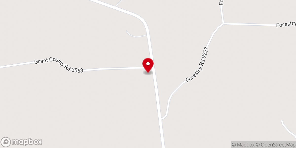 Map showing location of Grapevine Church of God in Christ