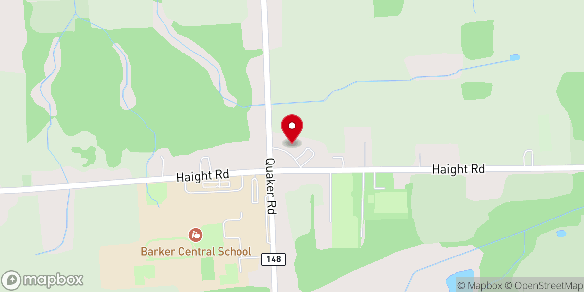 Map showing location of Faith United Methodist Church