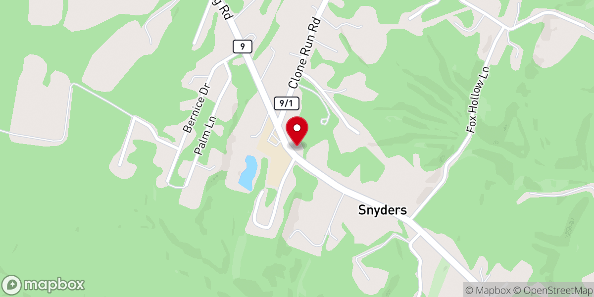 Map showing location of Christ Embassy West Virginia