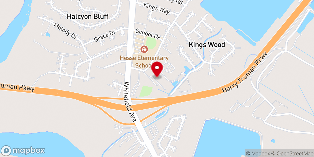Map showing location of Compassion Christian Church East Campus
