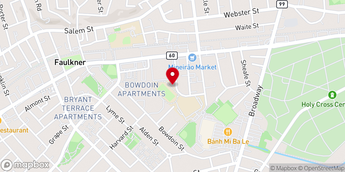 Map showing location of Home Of Malden Catholic Lancers