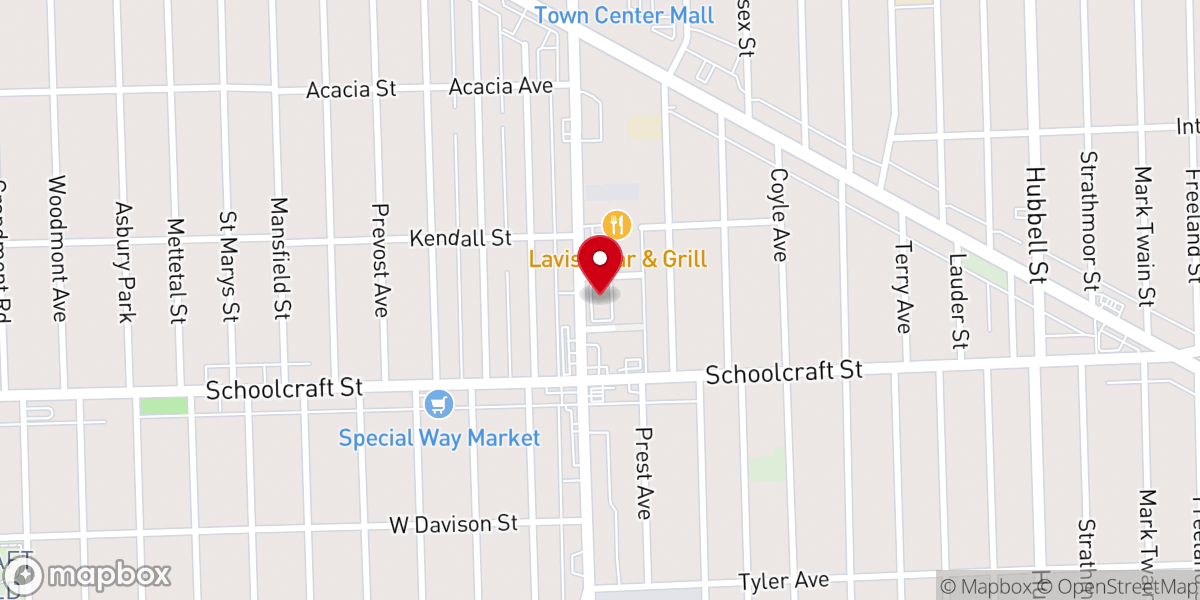 Map showing location of Redeemed Christian Church of God - Winners' Chapel Detroit