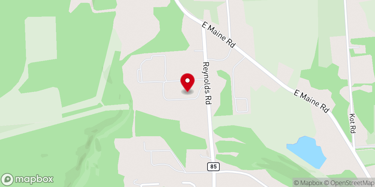 Map showing location of Calvary's Love Assembly of God