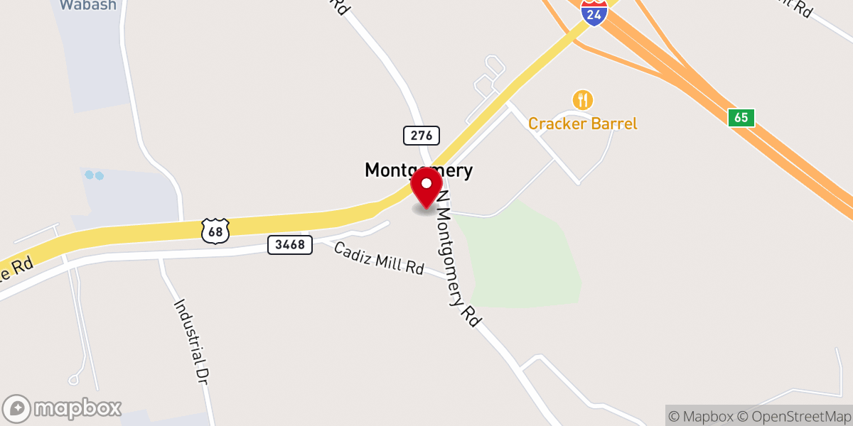Map showing location of ROCKY RIDGE BAPTIST CHURCH