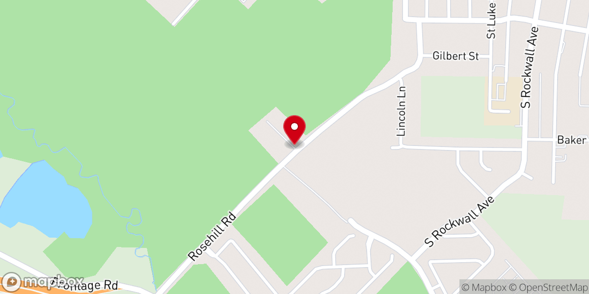 Map showing location of Rose Hill Church-God In Christ