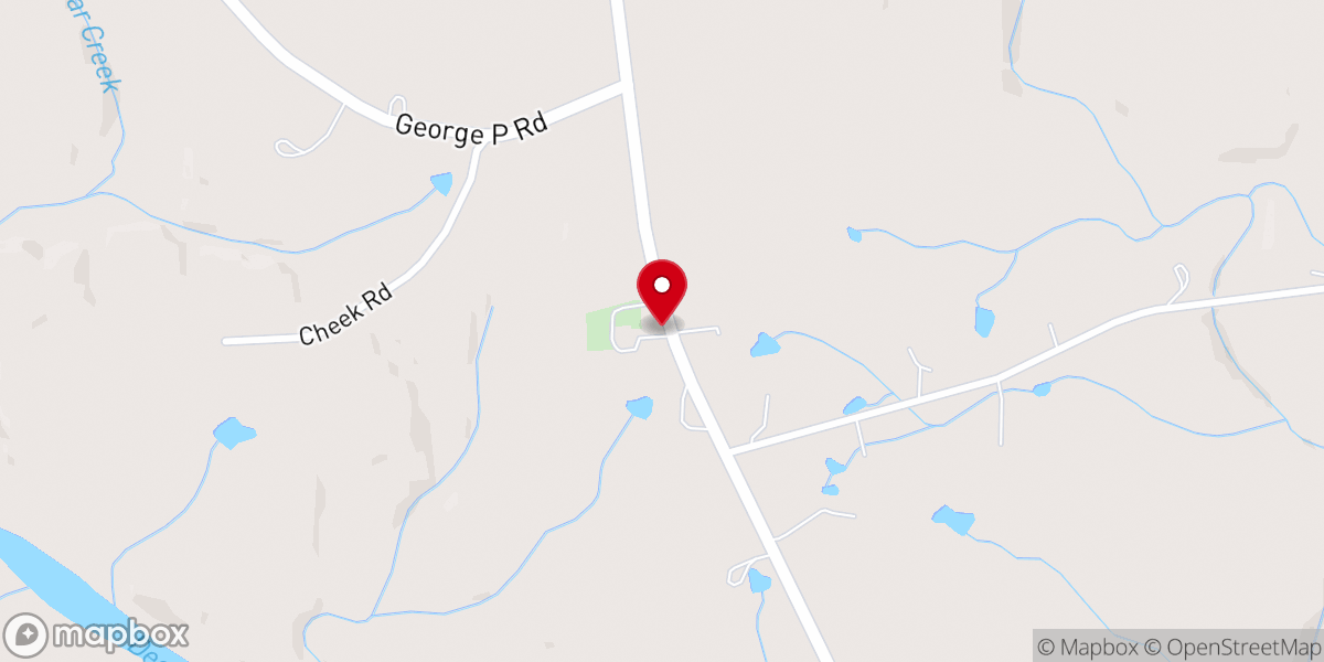 Map showing location of High Falls Wesleyan Church