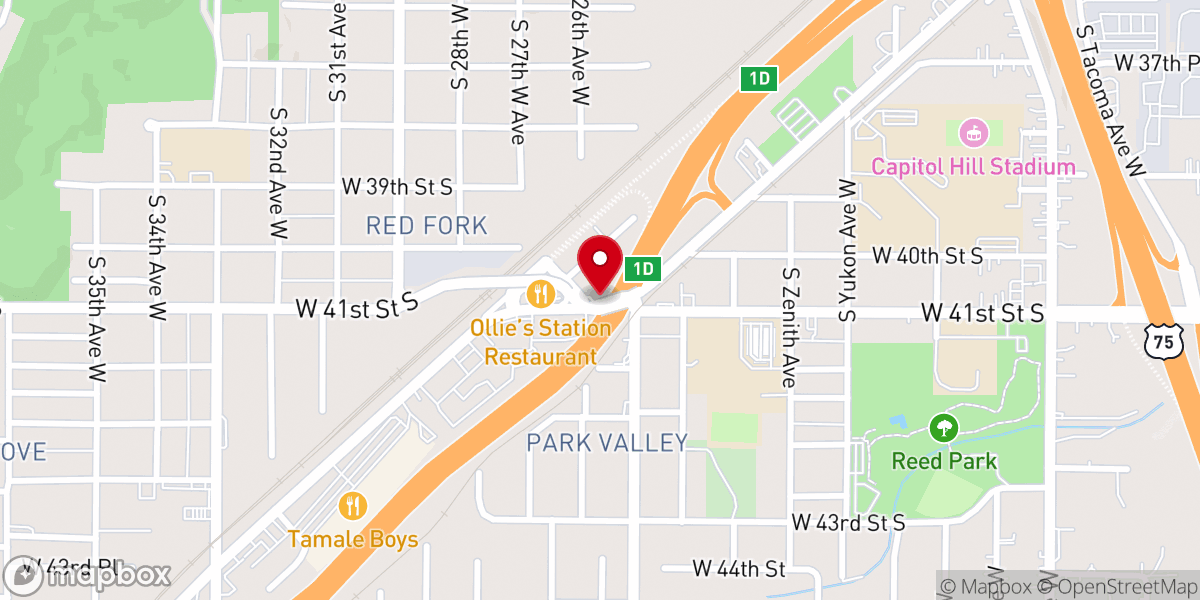 Map showing location of Cognizant Church