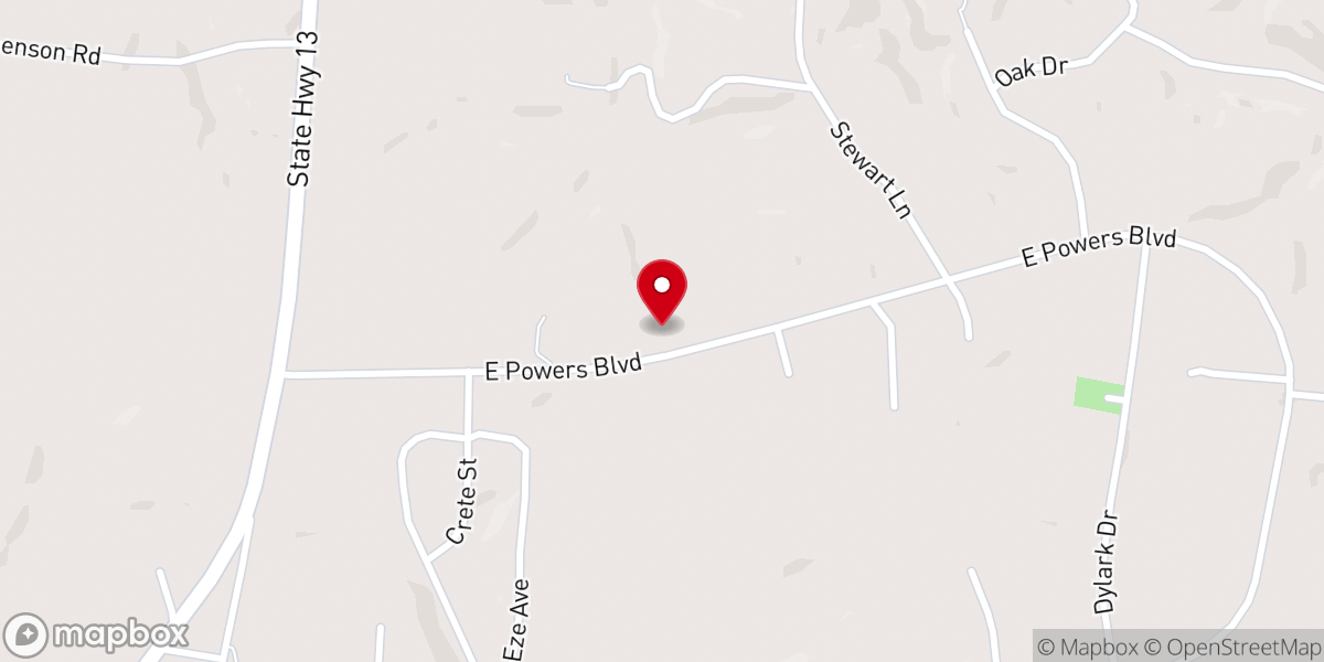 Map showing location of Waverly Church of God of Prophecy