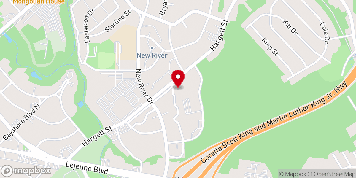 Map showing location of Living Hope Community Church