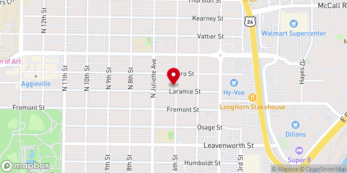 Map showing location of Manhattan Seventh-day Adventist Church