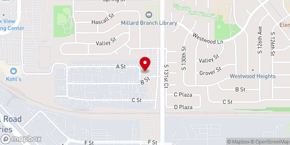 Map showing location of Community Bible Church