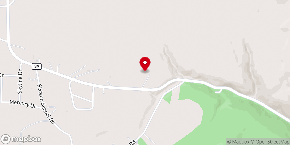 Map showing location of Hope Christian Fellowship Wellsville