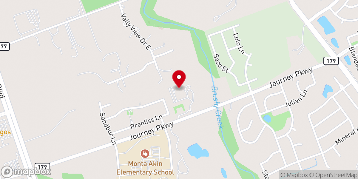 Map showing location of The Journey Bible Fellowship