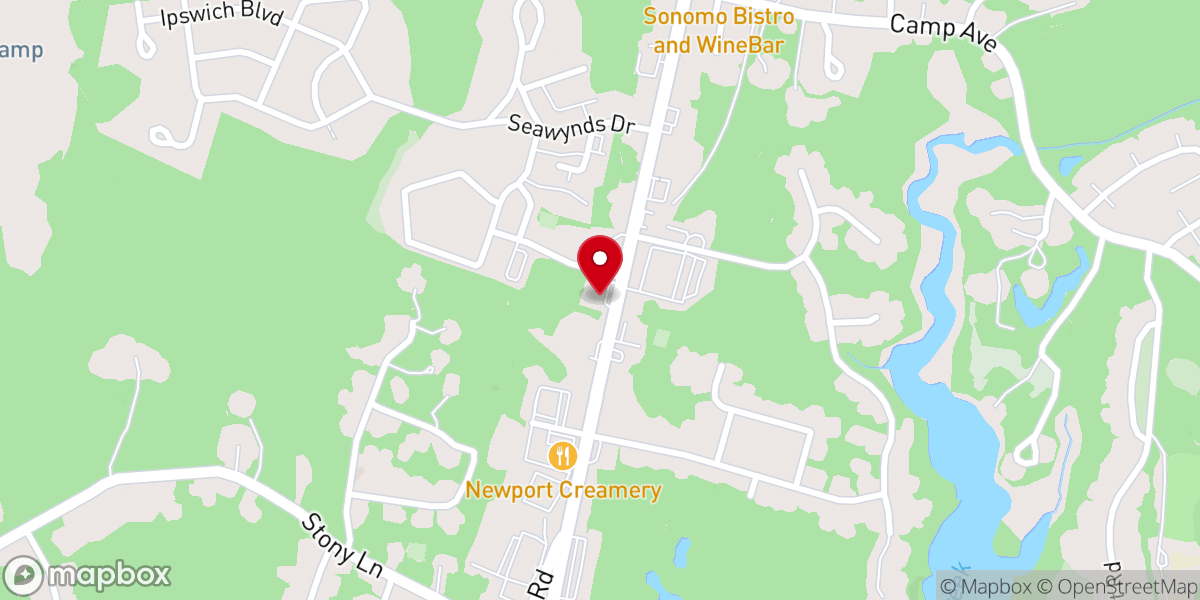 Map showing location of Wickford Lanes