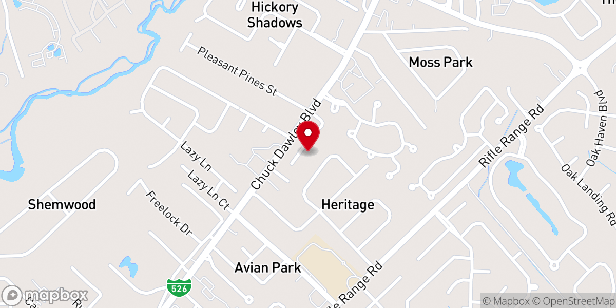 Map showing location of Unity of Mount Pleasant