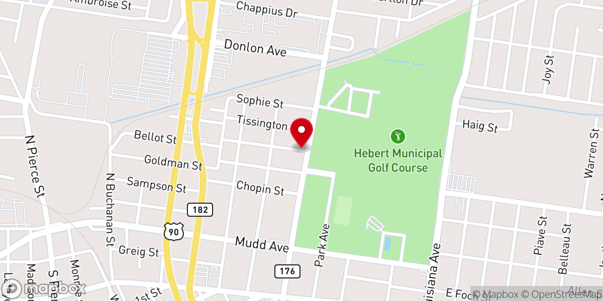 Map showing location of Victory of Deliverance Outreach Ministry Inc