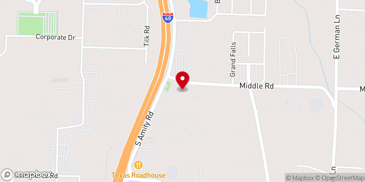 Map showing location of 110 Building - Antioch Baptist Church