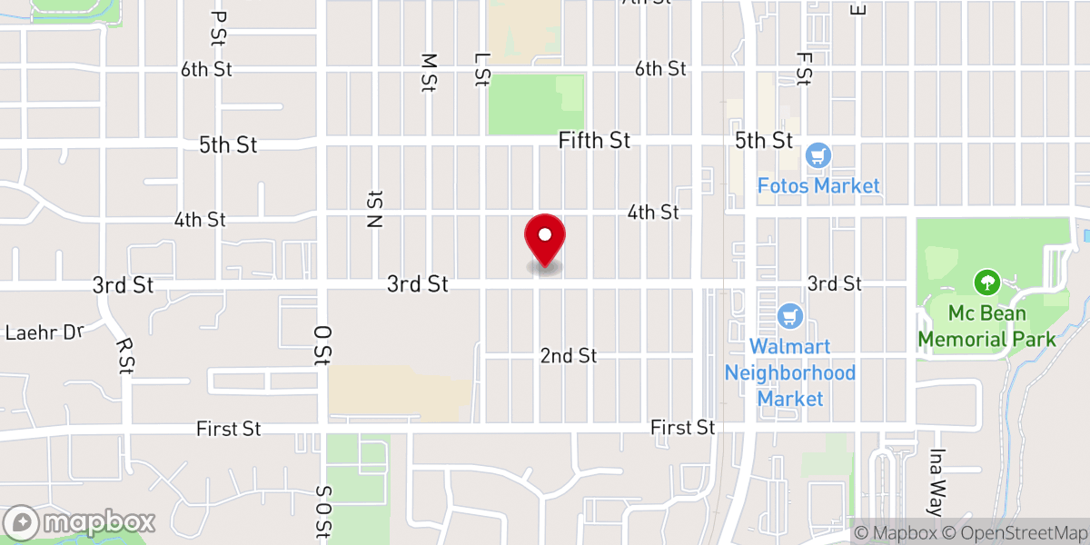 Map showing location of Shrine of Our Lady of Guadalupe