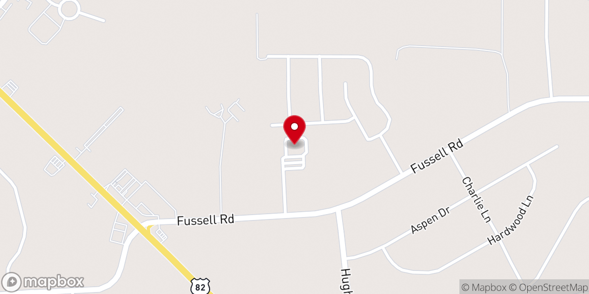 Map showing location of Life Church