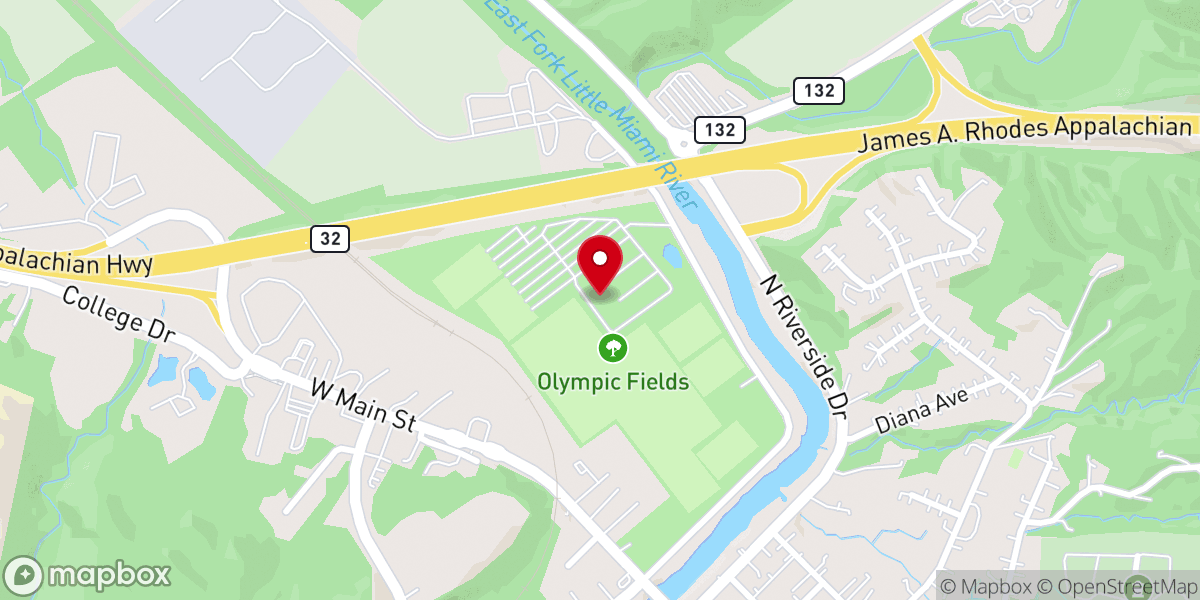 Map showing location of East River Church