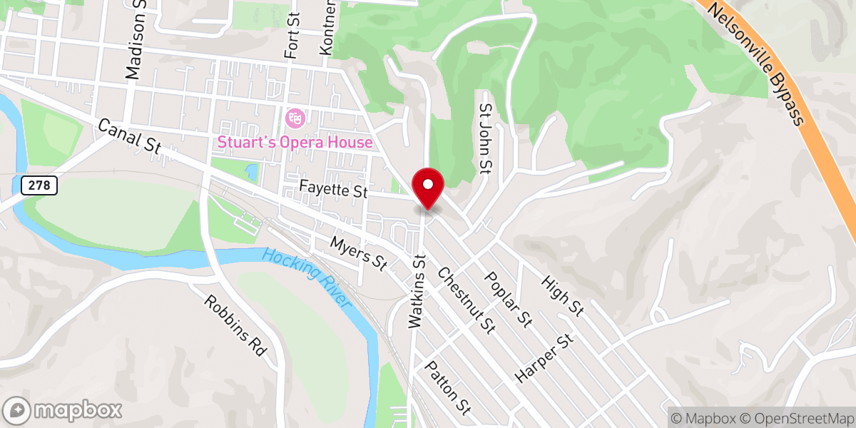 Map showing location of Independent Holiness Church